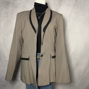 Vintage Houndstooth Check 90s Retro Blazer Size Large
